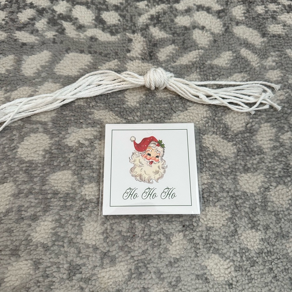 Santa Claus Ho Ho Ho gift tags